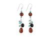 Sunstone/Turquoise Beaded Earring BDD-3-143