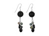 Lava/Black Spinel Beaded Earring BDD-3-152