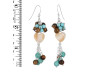 Pearl/Turquoise/Tiger Eye Beaded Earring BDD-3-155