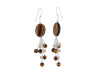 Tiger Eye Beaded Earring BDD-3-157