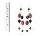Sunstone/Tiger Eye Beaded Earring BDD-3-159
