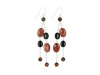 Sunstone/Tiger Eye Beaded Earring BDD-3-159