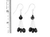 Black Spinel Beaded Earring BDD-3-161