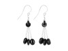 Black Spinel Beaded Earring BDD-3-161