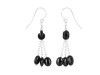 Black Spinel Beaded Earring BDD-3-161