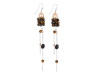 Pearl/Tiger Eye Beaded Earring BDD-3-165