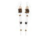 Pearl/Tiger Eye Beaded Earring BDD-3-165