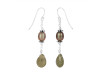Peridot / Pearl Beaded Earring BDD-3-172