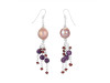 Pearl / Garnet / Amethyst Beaded Earring BDD-3-176