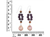 Amethyst / Pearl / Tiger Eye Beaded Earring BDD-3-177