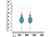 Turquoise / Pearl / Red Coral Beaded Earring BDD-3-178