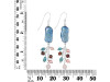 Biwa Pearl / Rose Quartz Beaded Earring BDD-3-183