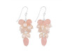 Rose Quartz / Pearl Beaded Earring BDD-3-185