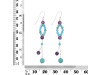 Amethyst / Turquoise Beaded Earring BDD-3-188