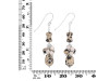 Delmefia Jasper / Howlite Beaded Earring BDD-3-189