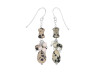 Delmefia Jasper / Howlite Beaded Earring BDD-3-189