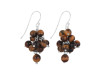 Tiger Eye Beaded Earring BDD-3-195