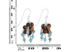 Turquoise / Tiger Eye Beaded Earring BDD-3-198