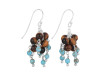 Turquoise / Tiger Eye Beaded Earring BDD-3-198
