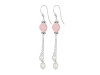 Rose Quartz Beaded Earring BDD-3-21