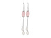 Rose Quartz Beaded Earring BDD-3-21