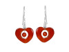 Red Agate Beaded Earring BDD-3-26