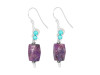 Purpurite Beaded Earring BDD-3-36