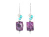 Purpurite Beaded Earring BDD-3-36