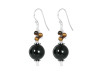 Black Spinel Beaded Earring BDD-3-37