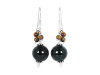 Black Spinel Beaded Earring BDD-3-37