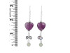 Amethyst/PrehniteBeaded Earring-2E BDD-3-48