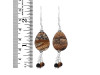 Picture jasper/Tiger EyeBeaded Earring-2E BDD-3-54