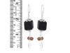 Lava/Crystal Quartz/PearlBeaded Earring-2E BDD-3-57