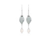 Fluorite/PearlBeaded Earring-2E BDD-3-66