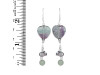 Fluorite/Prehnite/PearlBeaded Earring-2E BDD-3-67