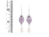 Fluorite /PearlBeaded Earring-2E BDD-3-69