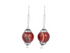 Red Onyx/Beaded Earring-2E BDD-3-71