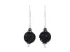 Lava/Black SunstoneBeaded Earring-2E BDD-3-73