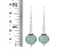 Fluorite /Beaded Earring-2E BDD-3-75