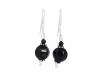 Black Onyx/Beaded Earring-2E BDD-3-78