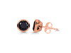 Black Tourmaline Stud Earring BLS-RDE-1254.