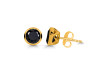 Black Tourmaline Stud Earring BLS-RDE-1254.