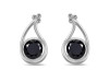 Black Tourmaline Stud Earring BLS-RDE-19.
