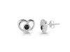 Black Tourmaline Stud Earring BLS-RDE-610.