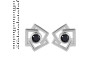 Black Tourmaline Stud Earring BLS-RDE-627.