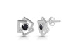 Black Tourmaline Stud Earring BLS-RDE-627.