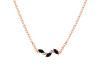 Black Tourmaline & White Topaz Necklace BLS-RDN-460.
