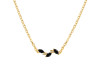 Black Tourmaline & White Topaz Necklace BLS-RDN-460.
