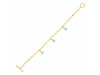 Blue Chalcedony Bracelet BLX-RDB-171.