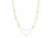 Blue Chalcedony Necklace BLX-RDN-388.